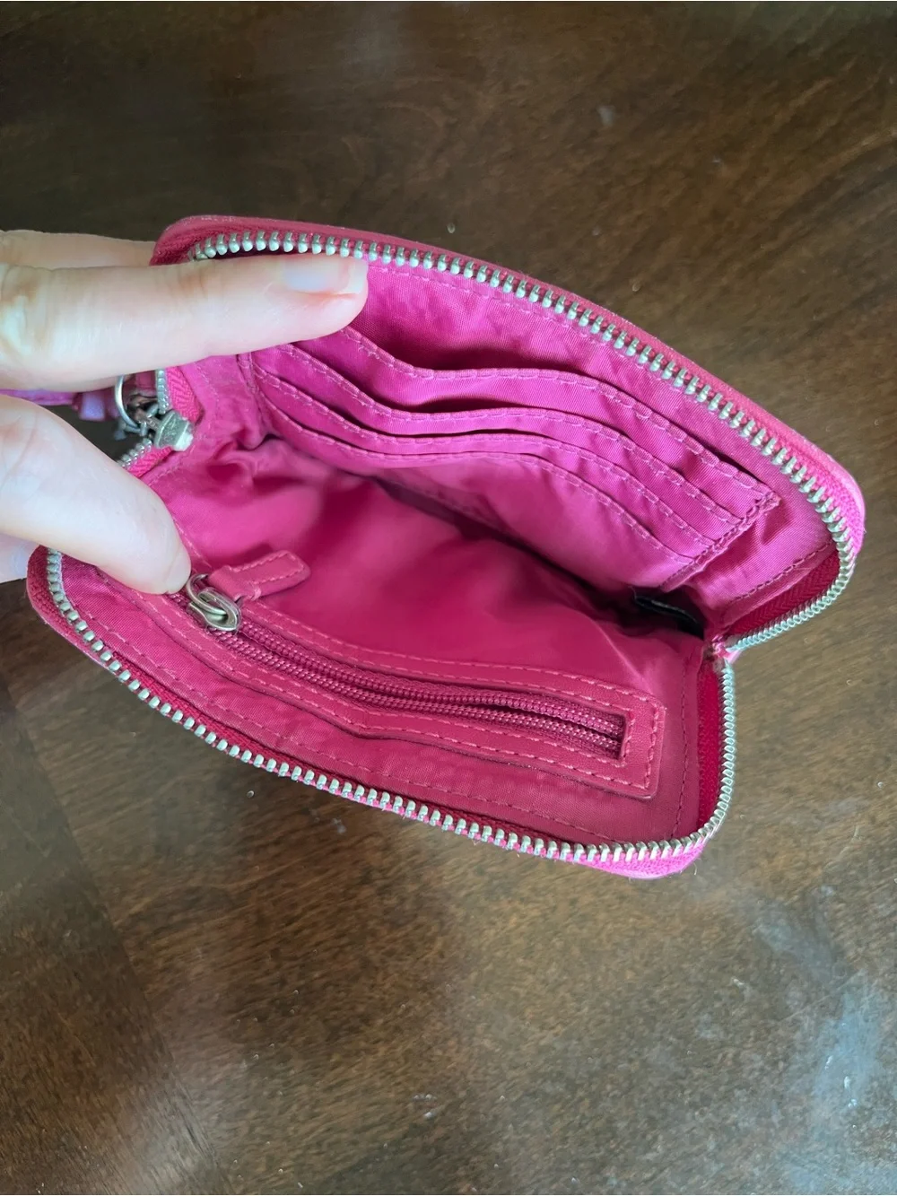 Vintage y2k Coach Pink Poppy Wristlet